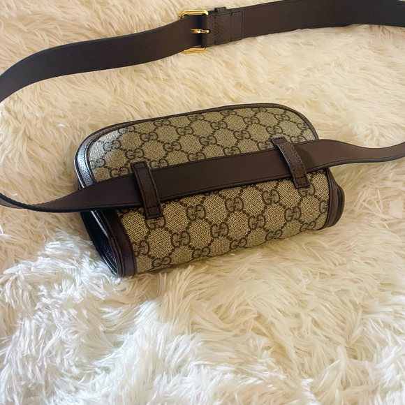 Gucci Blondie GG Supreme Canvas Leather Logo Belt | Sling Bag | NWT - Picture 10 of 16